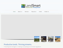 Tablet Screenshot of landsmart.org